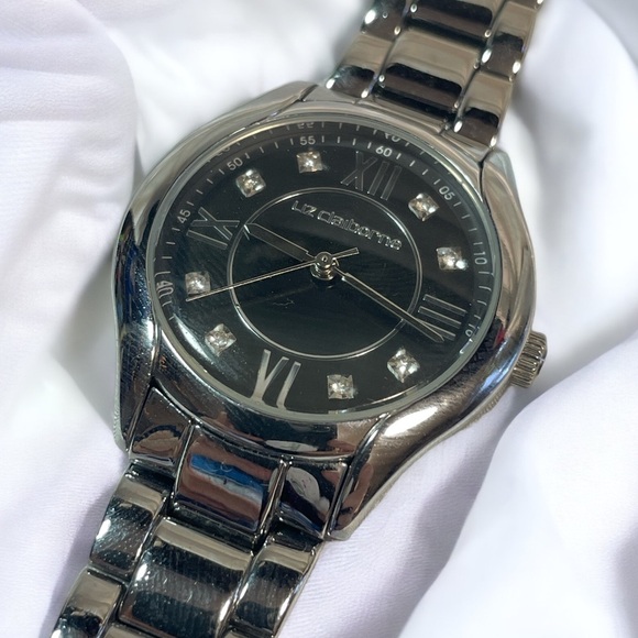 Liz Claiborne Silver Watch - Picture 1 of 4